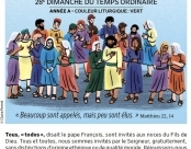 CAPPELLE  à 18h30 samedi 10 octobre 2026 ---- ENNEVELIN  à 10h30  dimanche 11 otobre 2026 - MESSE DES JEUNES  à 18h30 Eglise de Mérignies